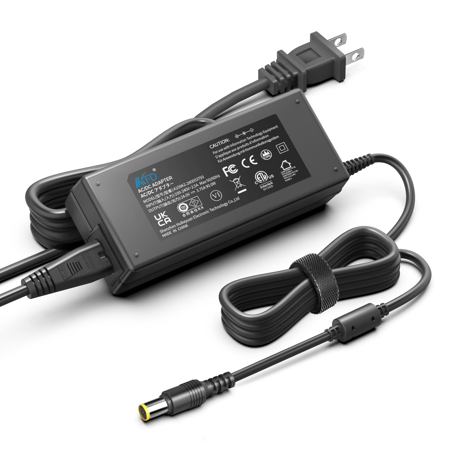 Amazon.com: for Jackery Charger Power Cord, KFD 24V 90W Power